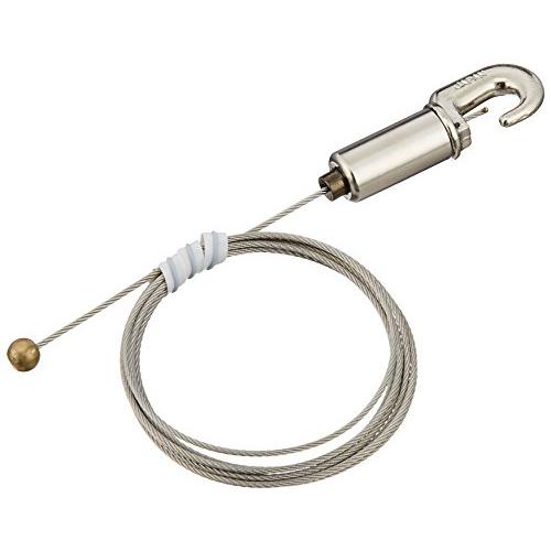 福井金属工芸(Fukuikinzokukogei) ボール式ミニワイヤー自在 径1.0mm×長さ100cm 吊り部分が見えないスッキリタイプ レール | 