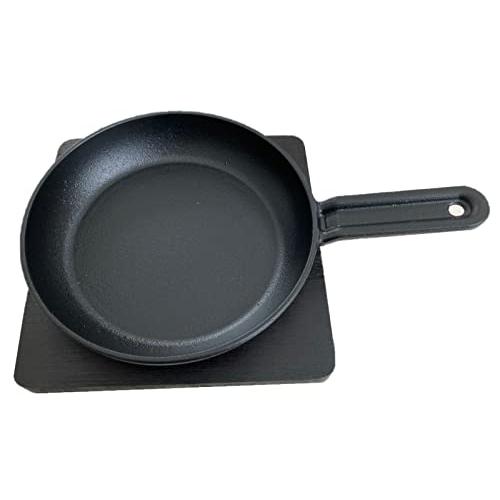 イシガキ スキレット 15cm 内寸直径14.1cm×深さ2.7cm おつまみスキレット 敷板付き 鉄鋳物 直火 IH対応 オーブン グリル ア | 