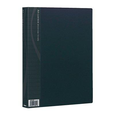 クリアブック/ベーシックカラー A4・S型・60P ブラック CB1034DN [オフィス用品] | 