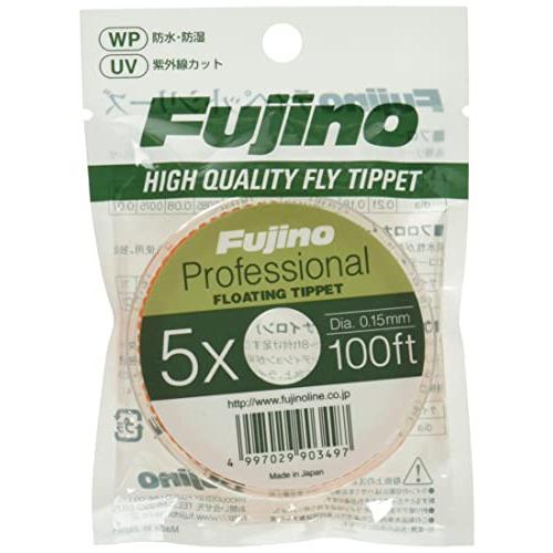 Fujino(フジノ) F-6 プロフェショナルフローティングティペット 100ft 5X | 