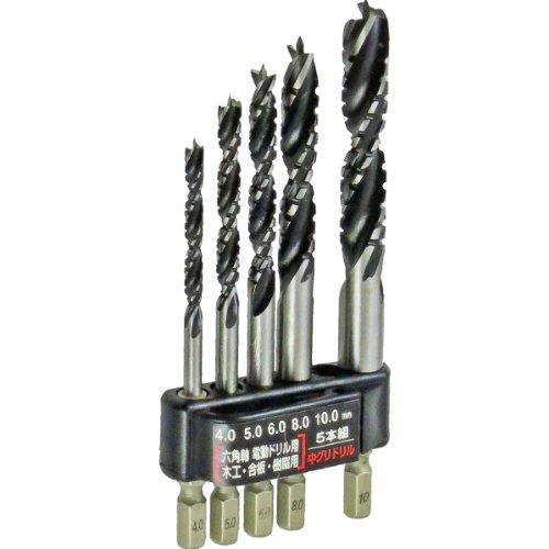 近与(KONYO) SUN UP 六角軸中グリドリル 5PC AN-6 | 