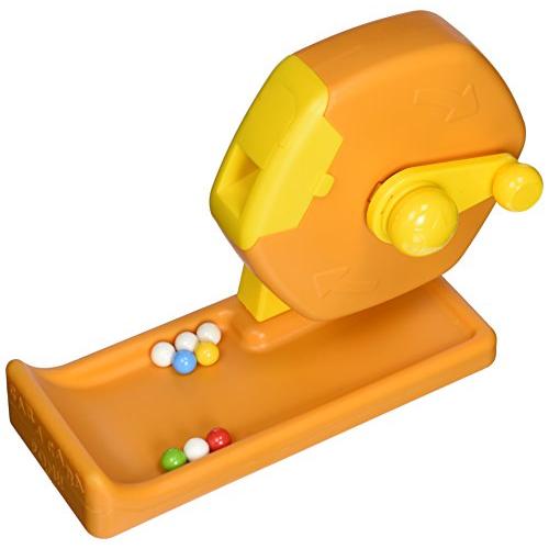 ジグ 抽選ガラポン W260×H198×D130 7672 本体:ABS・PP、玉:PP(直径12mm) 10歳から | 