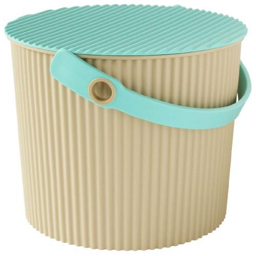 Hogdseirrs 八幡化成 フタ付きバケツ グリーン S 8L way-be フレイチェアーバケット 230588 | 