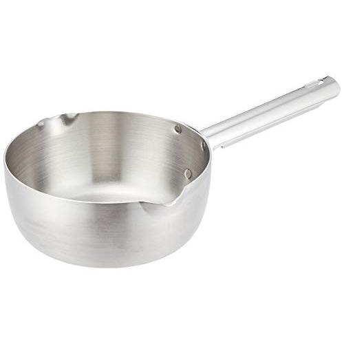 遠藤商事 TKG 片手鍋 雪平鍋 18cm ステンレス、アルミ、ステンレス三層鋼(アルミクラッド鋼)で軽量化と耐久性を実現 IH対応 業務用 A | 