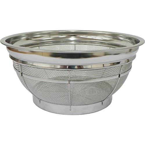 本間冬治工業 日本製 ざる 25cm 弁慶18-8 F型ザル 4480068 | 