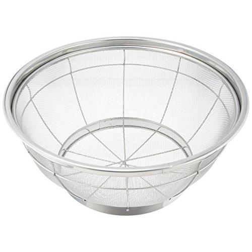 遠藤商事 ざる 業務用 浅型 NEWマンモス 40cm ステンレス 中国製 AZL4340 | 