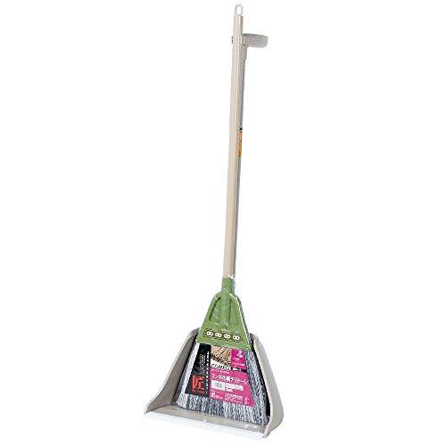 アズマ ほうきちりとりセット コンポ化繊チリトーレ 幅27cm 全長80cm 太さの違う2種類の化繊ホーキとチリトリのセット 混穂181 | 