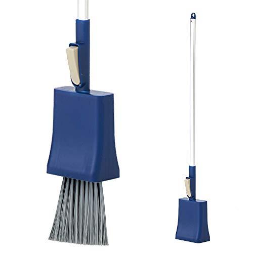 日本クリンテック STAND. フリースタンディングブルームS ネイビー 幅9.5cm 全長67cm 立つほうき 玄関 車庫 倉庫 | 