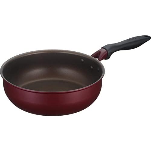 サーモス デュラブルシリーズ 炒め鍋 24cm レッド IH対応 KFH-024D R | 