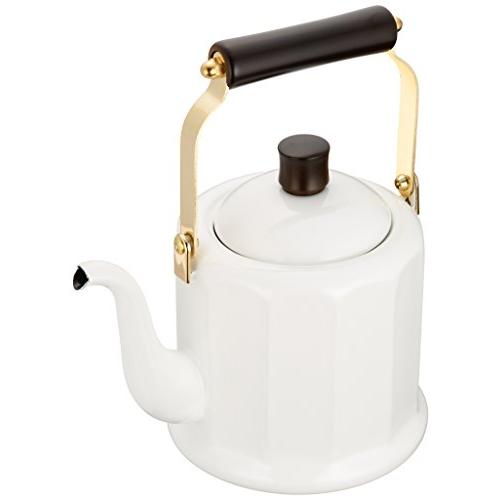 野田琺瑯 ケトル ホーロー 2.0L IH対応 ホワイト 日本製 ロイヤルクラシック RCLー50KW | 