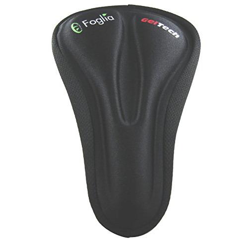 フォグリア(FOGLIA) ゲルテックサドルカバー ブラック自転車 サドル クッション ジェル 痛くない VLCー032/BK | 