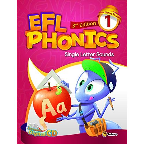 e-future EFL Phonics 3rd Edition レベル1 スチューデントブック (ワークブック付) 英語教材 | 