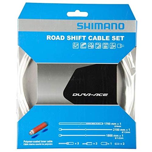 シマノ(SHIMANO) リペアパーツ シフトケーブルセット ポリマーコーティング 9000 ホワイト RD-9000用ノーズ付 Y63Z989 | 