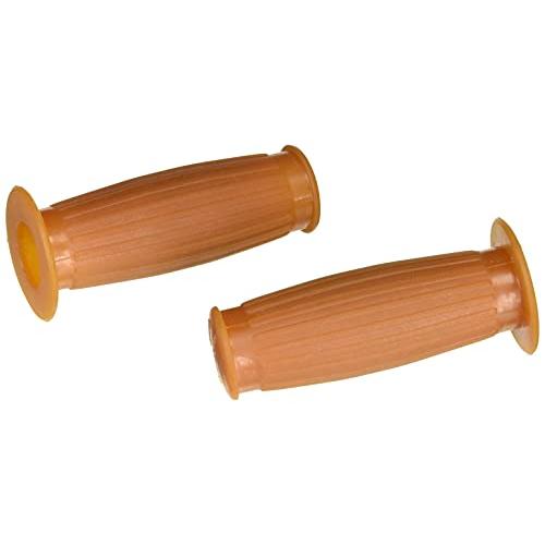 キジマ(Kijima) バイク バイクパーツ 樽型ミニグリップ 110mmx22.2φ 非貫通 カブ 生ゴム 201-6334 | 