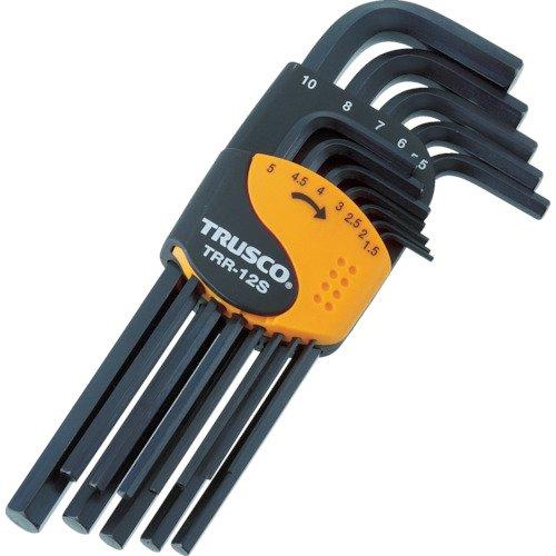 TRUSCO(トラスコ) 六角棒レンチセット 標準タイプ 12本組 TRR-12S | 