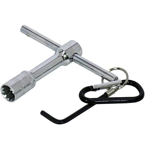 近与(KONYO) SUN UP 刈払機用T型レンチ 摩耗ネジ対応 13mm 39756 | 