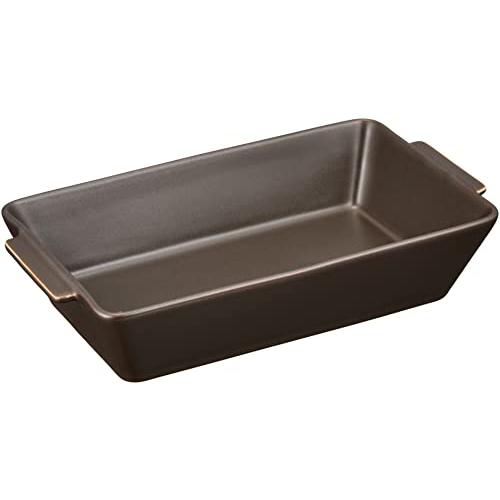 波佐見焼 オーブンウェア スクエア (L) 23.5cm ブラウン 17456 | 