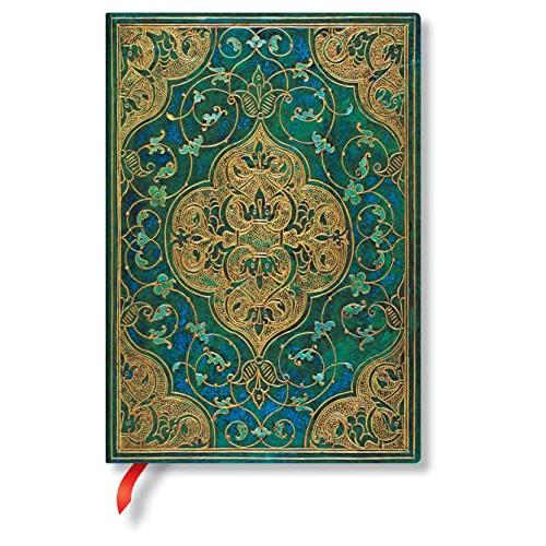 Paperblanks/ペーパーブランクス ノート ソフトカバー Flexis ターコイズ ミディ B6 罫線 FB8226-2 | 