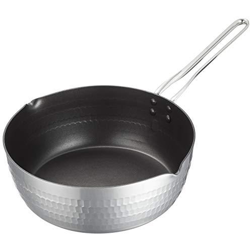 遠藤商事 TKG 片手鍋 雪平鍋 24cm アルミ製 こびりつきにくいテフロン加工 IH対応 ハンドルが熱くなりにくい特殊構造 便利な目盛付 業 | 