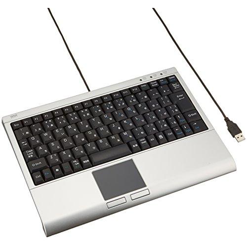 サンワサプライ タッチパッド付キーボード SKB-TP01SVN | 