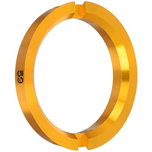 KYO-EI [ 協永産業 ] HUB CENTRIC RING 73mm/59mm 2個入り ツバ付 アルミ製/ゴールド U7359 | 