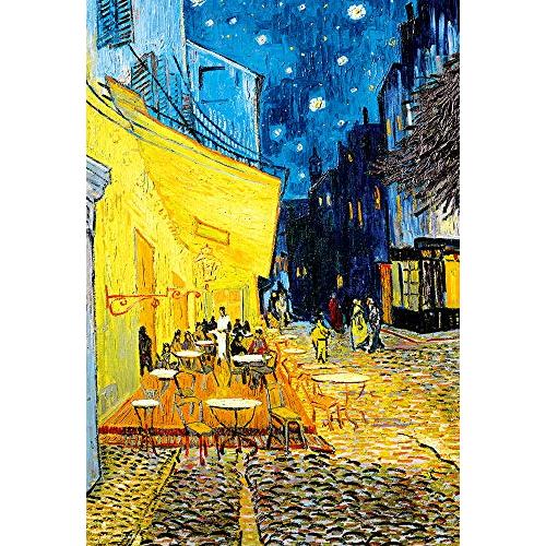 【日本製】 ビバリー 1000マイクロピースジグソーパズル 夜のカフェテラス(26×38cm)M81-619 黄色 | 