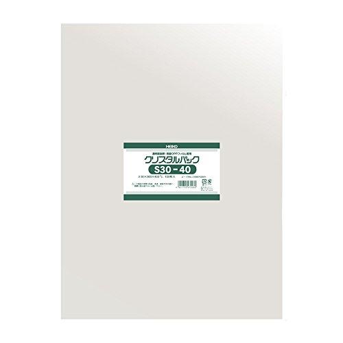 シモジマ ヘイコー 透明 OPP袋 クリスタルパック 30×40cm 100枚 S30-40 006753021 | 