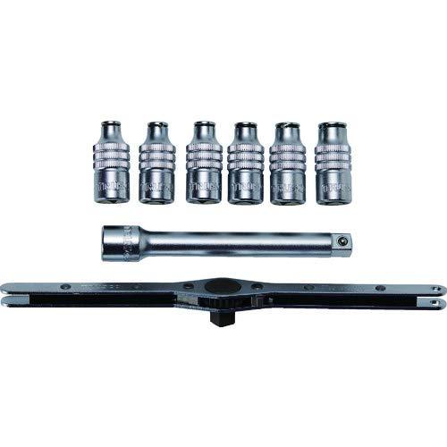 TRUSCO(トラスコ) 3/8 9.5mm差込 タップホルダーセット 8個組 TTHS-8 | 