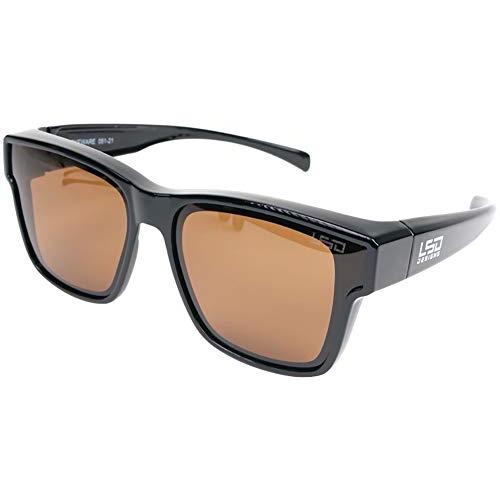 Love Soul Dream オーバーグラス Type5 ピアノブラック/ダークブラウン | 