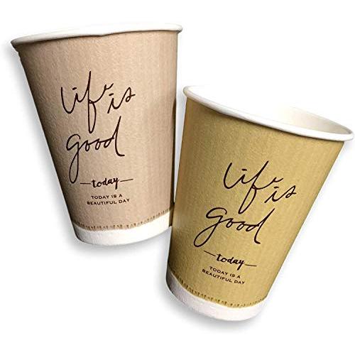 日本デキシー(Dixie Japan) 日本製 使い捨てカップ モカ ダスティピンク 約10cm 断熱カップ 336ml GDNP11CF 40 | 