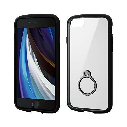 エレコム iPhone SE 第3世代 第2世代 2020 / 8 / 7 対応 ケース 耐衝撃×フレーム スマホリング付 TOUGH SLIM | 