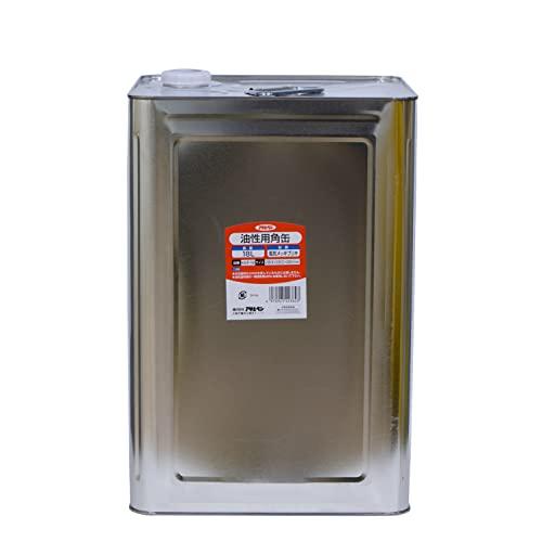 アサヒペン 金属容器 油性用角缶 18L KKP-18 フタ付き スチール製 日本製 | 