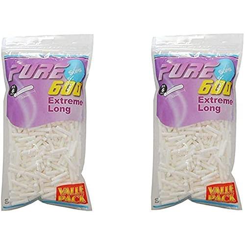 STANWELL(スタンウェル) PURE(ピュア) 手巻き用 エクストリーム スリム ロング フィルター 6mm x 30mm バリューパック | 