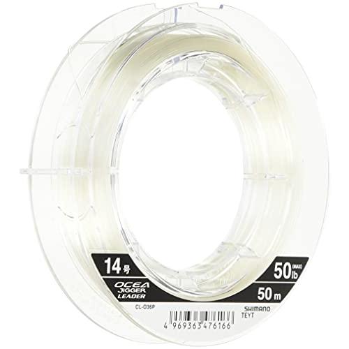 シマノ(SHIMANO) ショックリーダー オシア ジガー マスター フロロカーボン 50m 14号 50lb ピュアクリア CL-O36P 釣 | 
