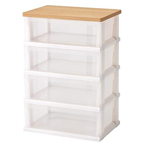 天馬(Tenma) 木製天板ストッカー550 組立式 4段 | 