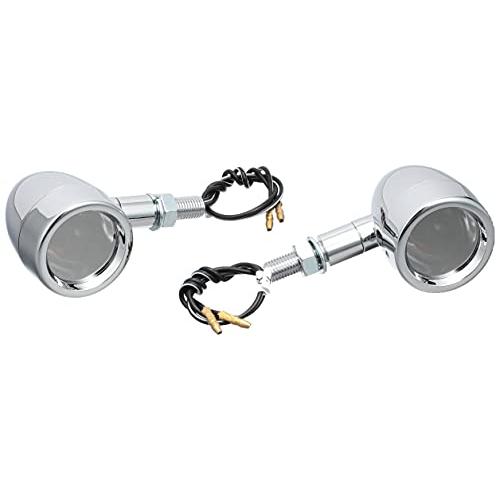 キジマ (kijima) バイク ウインカーランプ スカイ フラット メッキ/ミラーレンズ 12V23W 219-1098 | 