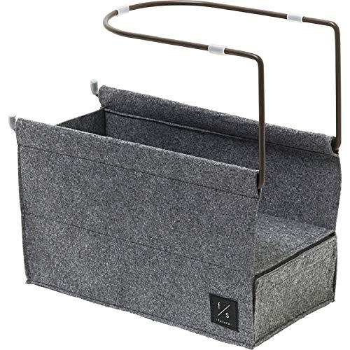 コジット デスク 机 テーブル下 吊り下げ 収納ケース ティッシュ リモコン 小物入れ felsto 隠して収納 リビングラック グレー 923 | 
