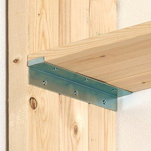 和気産業 Walist ウォリスト DIY 壁面収納 突っ張り 棚受金具3枚用 ユニクロ WAT-104 2個入 | 