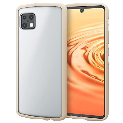 エレコム AQUOS sense6 ハイブリッドケース TOUGH SLIM LITE 角割れ防止フレーム設計COLOR_NAME シルキークリ | 