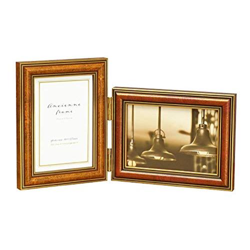 万丈 アンシャンフレームL型2面L判 CA&RE(キャメル&レッド) 【壁掛け可】106294 | 