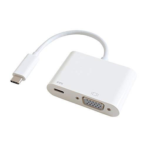 GOPPA ゴッパ USB Type-C to VGA変換アダプタ (PD対応) ホワイト GP-CV15H/W | 