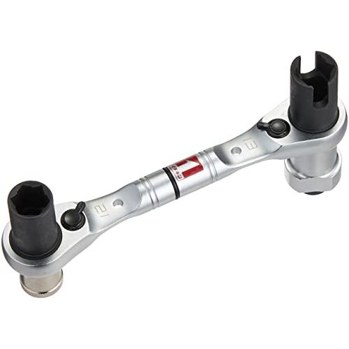 イチネンアクセス MUST TOOL(マストツール) レンチ 8機能スイベルグリップノンスリップレンチ IM-NSS8S 12464 ショートタ | 