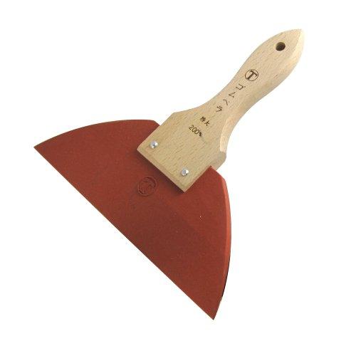 大塚刷毛 柄付ゴムベラ 赤 特大 | 