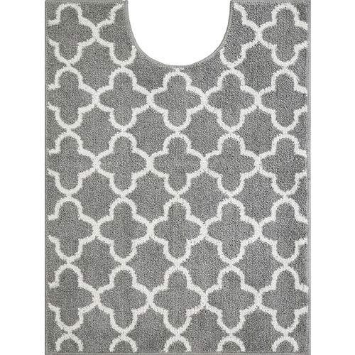 オカトー モロッカン ロング トイレマット 80×60cm グレー | 