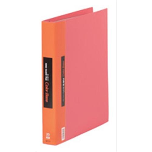 キングジム クリアーファイル カラーベース 差替式 A4S 139W 赤 | 