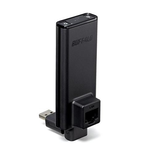 BUFFALO バッファロー 11n/a/g/b 300Mbps 簡単無線LAN子機 single band WLI-UTX-AG300/C | 