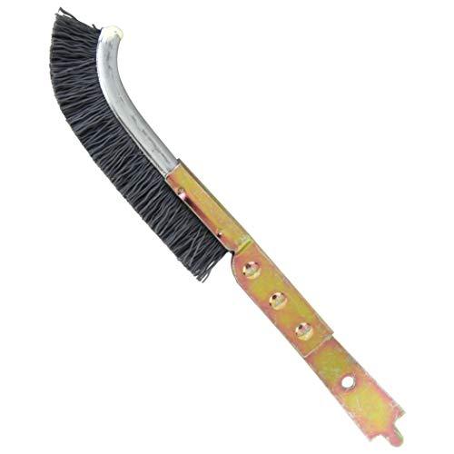 SK11 ハンドブラシ交換用 SCナイロン SHBE-04 ブラシ長95mm 先曲り 研磨材(#320) 入り | 