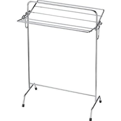 エムテートリマツ タオルかけ シルバー 410x291x高さ590mm タオル幅360mmまで対応 | 