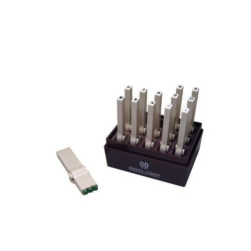 サンビー ジョイント式エンドレススタンプ 数字セット ゴシック体 5号 EN-SG5 15本セット | 