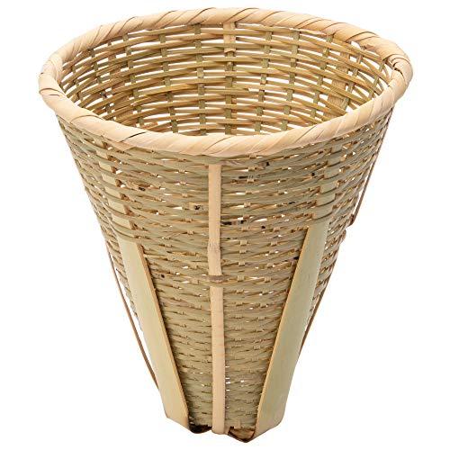 萬洋 振りザル 竹製 柄なし 直径×深さ(mm)170×178 プロ用 業務用 AHLZ501 | 